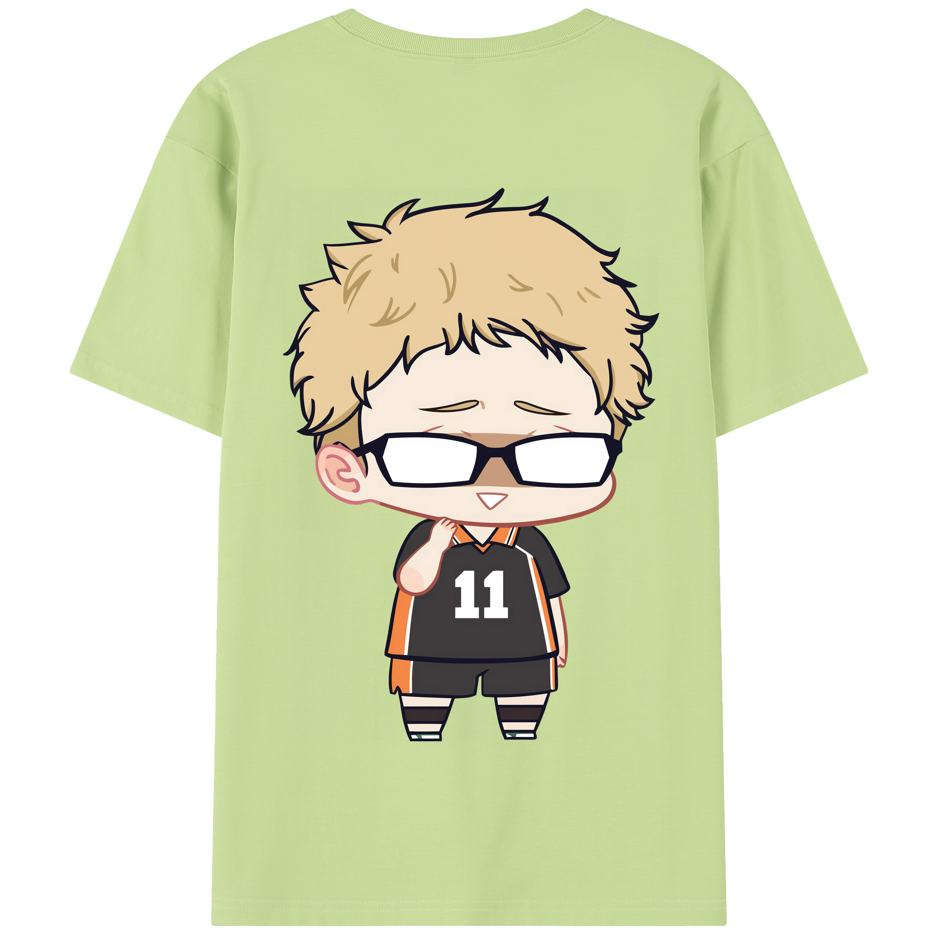 （画像用） ハイキュー!! Haikyu!! 綿100％半袖Tシャツ（背面プリント）